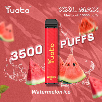 Yuoto xxl max New Disposable Electronic Cigarette 9ml E-Liquid 1200mAh Battery3500puffs