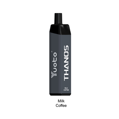 Yuoto relaxed thanos vape 5000 Puffs msds approved disposable vaporizer Milk coffee