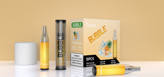 Bubbles YUOTO Disposable Vape 3000 Puffs 10ML E Liquid Integrated 650mAh Battery