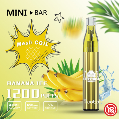 Yuoto Mini Bar 1200 Puff Vape Disposable 11 mixed fruits flavor
