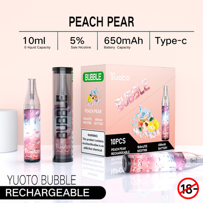 yuoto bubbles 4500puff dispossble ecigratetes vape