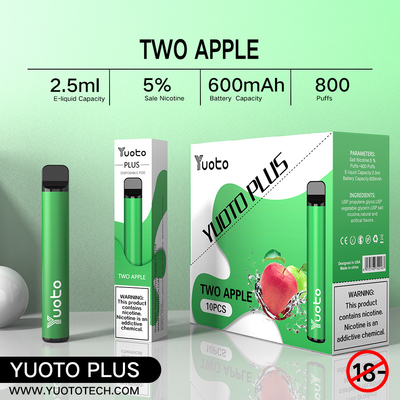 800 Puffs 5 Nicotine Disposable Vape Pen For Party Bar Relaxation