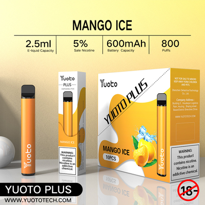 11 Mixed Flavor 800 Puffs Vape OEM / ODM For Puff Bar Relaxation
