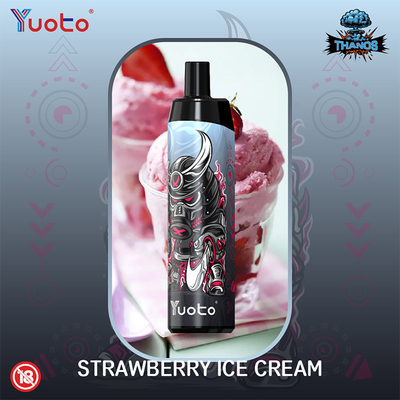 Fruit Flavor 5000 puff Disposable Vape E Cigarettes Mesh Coil Rechargeable