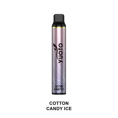 Stainless Steel Yuoto 3000 Puffs Disposable Vape 1350 MAh 5% Nicotine