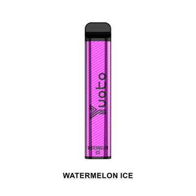 Yuoto 2500 Puffs Flavors Vaporizer Pen Kit 23 flavors 5% 1200 mAh Battery Disposable Grape Ice Popular In India