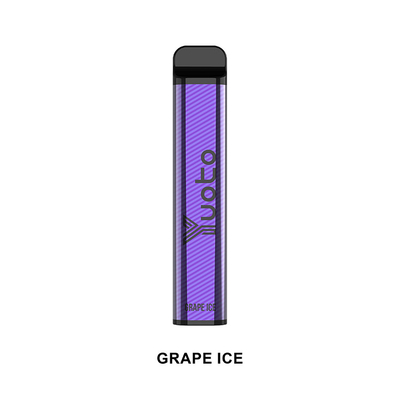 Yuoto 2500 Puffs Flavors Vaporizer Pen Kit 23 flavors 5% 1200 mAh Battery Disposable Grape Ice Popular In India