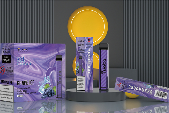 Bar Relaxing Yuoto XXL 2500 Puff Vape Disposable E Cigarette 5% Nicotine
