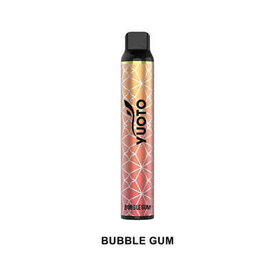Yuoto Luscious Disposable Fruit Electronic Cigarette bulk cheap Bubble Gum Ice 1350mAh Battery
