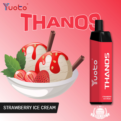 Mesh Coil Elf Disposable E Cigarettes , Yuoto Thanos 5000 Puffs Pod Device