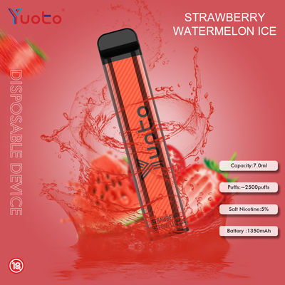 7ML 1200mAh Battery 2500 Puffs Disposable Vape Yuoto