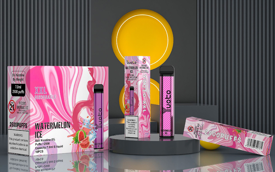 SS304 PC 23 Flavors 7ML Yuoto Disposable Vape 1200MAh Watermelon Ice