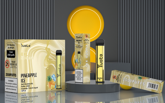 5% Nicotine vape Yuoto XXL 2500 puffs disposable e cigarette 1350 mah