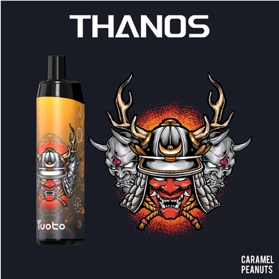 Yuoto Thanos 5000puff Disposable Vape E-Cigarettes Vape Pen Mesh Coil Rechargeable 650mAh 14ml Nicotine 5% /2%