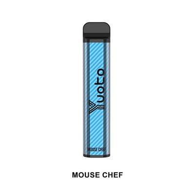 Yuoto Top Selling Disposable E Cigarette XXL 2500 Puffs Shisha Pen Mouse Chef 50mg Nicotine