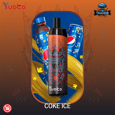 Mesh Coil Thanos 5000 Puff Yuoto Disposable Vape Rechargeable Battery