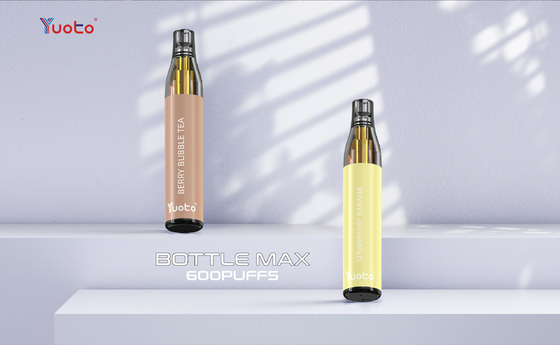 TPD 600 Puffs Yuoto Bottle Max , Mesh Coil Disposable E Cigarette