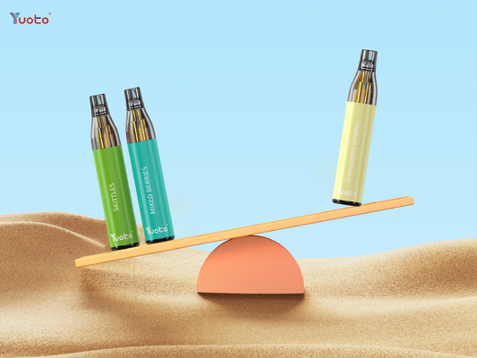 Disposable Mesh Coil Yuoto Bottle Max 600 Puffs Vape 20Mg Nicotine