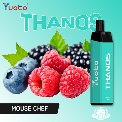 top selling Yuoto Thanos 5000 puff rechargeable electronic cigarette disposable vape 5%nic 14 ml liquid