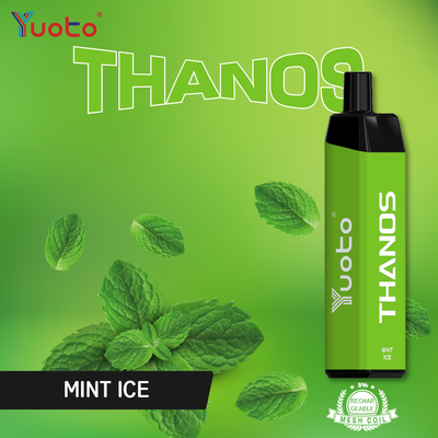 top selling Yuoto Thanos 5000 puff rechargeable electronic cigarette disposable vape 5%nic 14 ml liquid