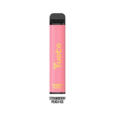 50mg Nicotine Yuoto Disposable E Cig 3500 Puffs Strawberry Peach 1200mAh 9ml E Juice