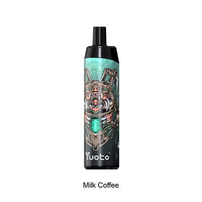 Yuoto Thanos Disposable 5000 Puffs Vape Pod Milk Coffee with 14ml E-Liquid 650mAh Battery Mesh Coil Fast Shipping India