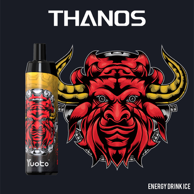 Vape pod Yuoto Thanos 5000 Puffs fruit flavo Nicotine 14ML E Liquid 650mAh mesh coil rechargeable with Type C
