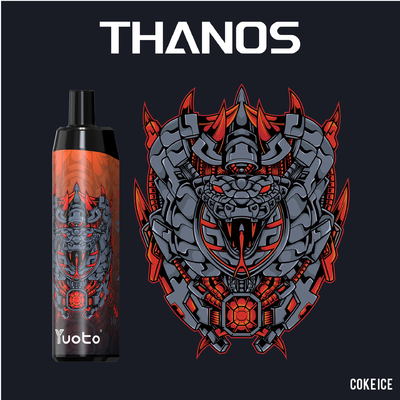 Vape pod Yuoto Thanos 5000 Puffs fruit flavo Nicotine 14ML E Liquid 650mAh mesh coil rechargeable with Type C