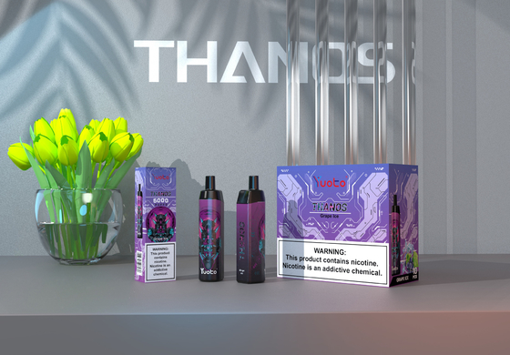 Strawberry Watermelon Ice 5000 Puffs Disposable Vape Pod Yuoto Thanos Mesh Coil 14ml Ejuice 650mAh Battery from China