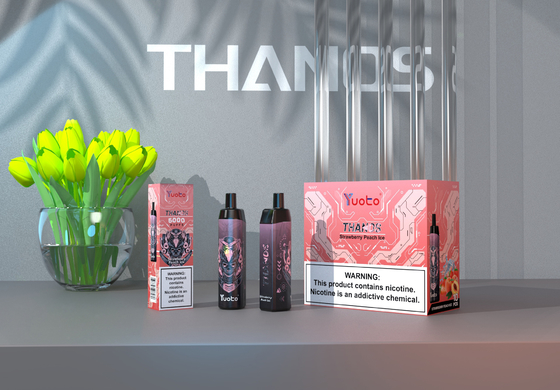 Strawberry Watermelon Ice 5000 Puffs Disposable Vape Pod Yuoto Thanos Mesh Coil 14ml Ejuice 650mAh Battery from China