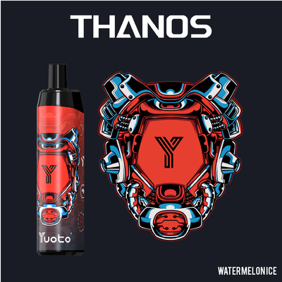 Strawberry Watermelon Ice 5000 Puffs Disposable Vape Pod Yuoto Thanos Mesh Coil 14ml Ejuice 650mAh Battery from China