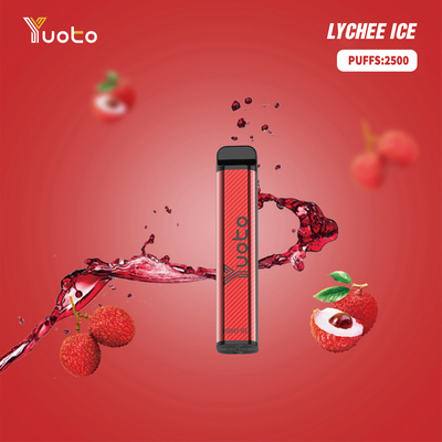 XXL 2500 puffs Disposable Vape Vaporizer 1200mAh Battery 7.0ml Ejuice 0% 2% 5% Nicotine from Yuoto Original Factory