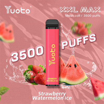 3500 puffs disposable vape Yuoto xxl max mesh coil mix flavors