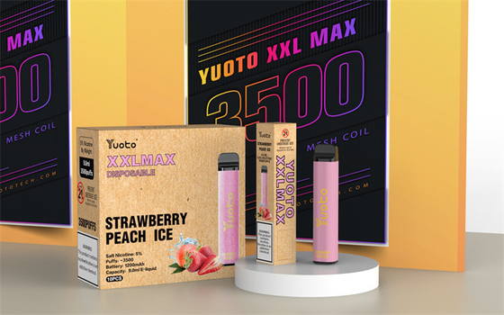9ml Juice Yuoto Disposable Vape , Xxl Max 3500 Puffs 5% Nic Salt E Cigarette