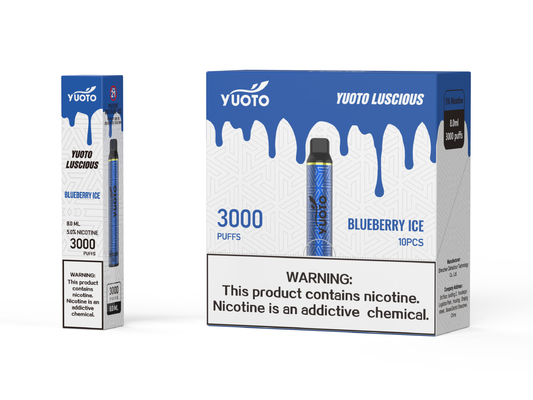 Big Clound Yuoto Luscious 3000 puffs Disposable Vape Tabak Sticker 8ml 1350mAh