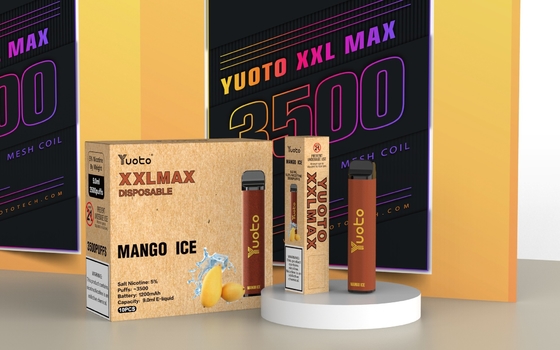 watermelon flavor Yuoto xxl Max 3500 Puffs Disposable Vape vaporizer  Mesh Coils Leather Surface 9ml