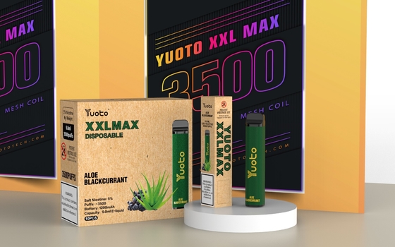 Yuoto xxl max New Disposable Electronic Cigarette 9ml E-Liquid 1200mAh Battery3500puffs