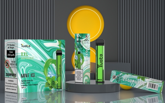 Disposable Vape Yuoto XXL 2500 Puffs Mint Flavor automatic Device