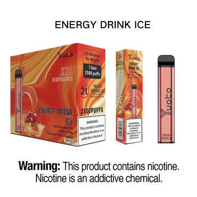 Yuoto XXL 2500 Puffs Energy Drink Flavour Disposable Vape Pod Device