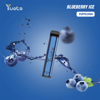 Fast Shipping Yuoto XXL 2500puffs Cigarette 2500 Puff Vaping Device 7.0ml Eliquid 1200mAh Battery