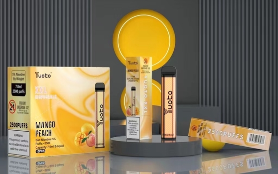 Disposable Vape Pod 2500 Puffs Banana Flavor Yuoto XXL 7.0ml Ejuice 1200mAh Battery Bulking China Factory