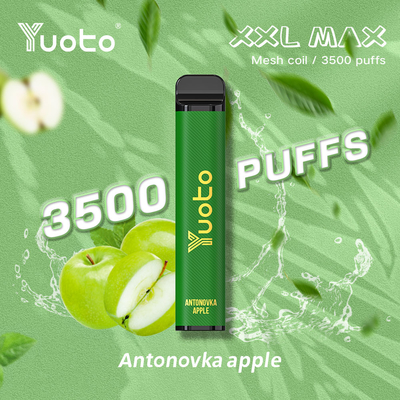 Yuoto XXL Max 3500 Puffs Electric Vape Pen Factory Directly Strawberry Peach ice