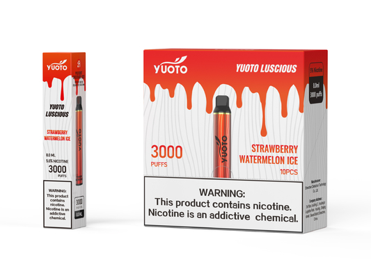 Yuoto Disposable Vape Pod Luscious Fast Shipping in bulk 3000 puffs 5 nicotine 8ml ejuice
