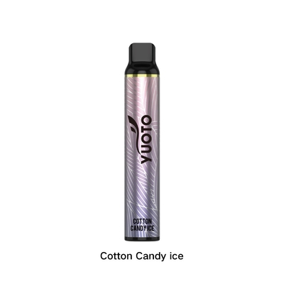 Yuoto 3000 Puffs Cotton Candy Ice Disposable Vape Kit 50mg Nicotine 1350mAh Battery