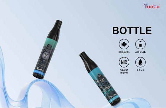400mAh Yuoto Bottle E Cigarette , Tpd Mesh Coil Disposable Vape