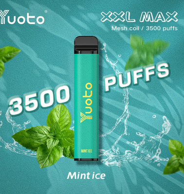 2023 New Release High Quality Customized Logo Yuoto 3500 Puff Disposable Vape Nut Bars Taste