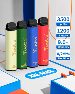 2023 New Release High Quality Customized Logo Yuoto 3500 Puff Disposable Vape Nut Bars Taste