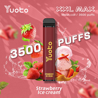 3500 Puffs Wholesale Disposable Vape with 9ml E-Liquid 1200mAh Battery Mesh Coil Support Customize OEM ODM Factory