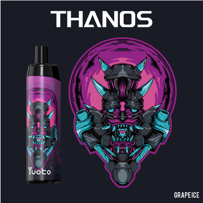 Disposable vaporizer 5% Nicotine Yuoto Thanos 5000 Puffs Pen Hookah 14ML 650mAh Mesh Coil With Type C