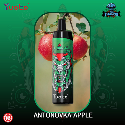 Disposable vaporizer 5% Nicotine Yuoto Thanos 5000 Puffs Pen Hookah 14ML 650mAh Mesh Coil With Type C